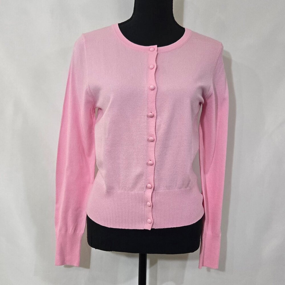 Newshows Women's Lightweight Button Down Cardigan Long Sleeve Casual Crew Neck